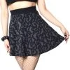 Kreepsville Bat Repeat Skater Skirt Women's